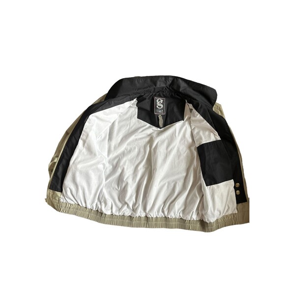 Gear For Sport Jacket Men’s Size Small Canada Khaki Roll Up Collar Vtg Y2K Clean - Picture 5 of 10